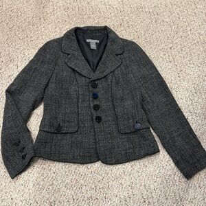 Ann Taylor tweed suit jacket